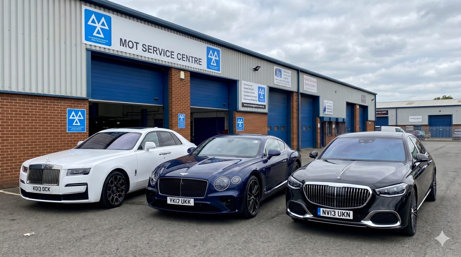 Prestige and performance cars at the Surrey Autos MOT and service centre