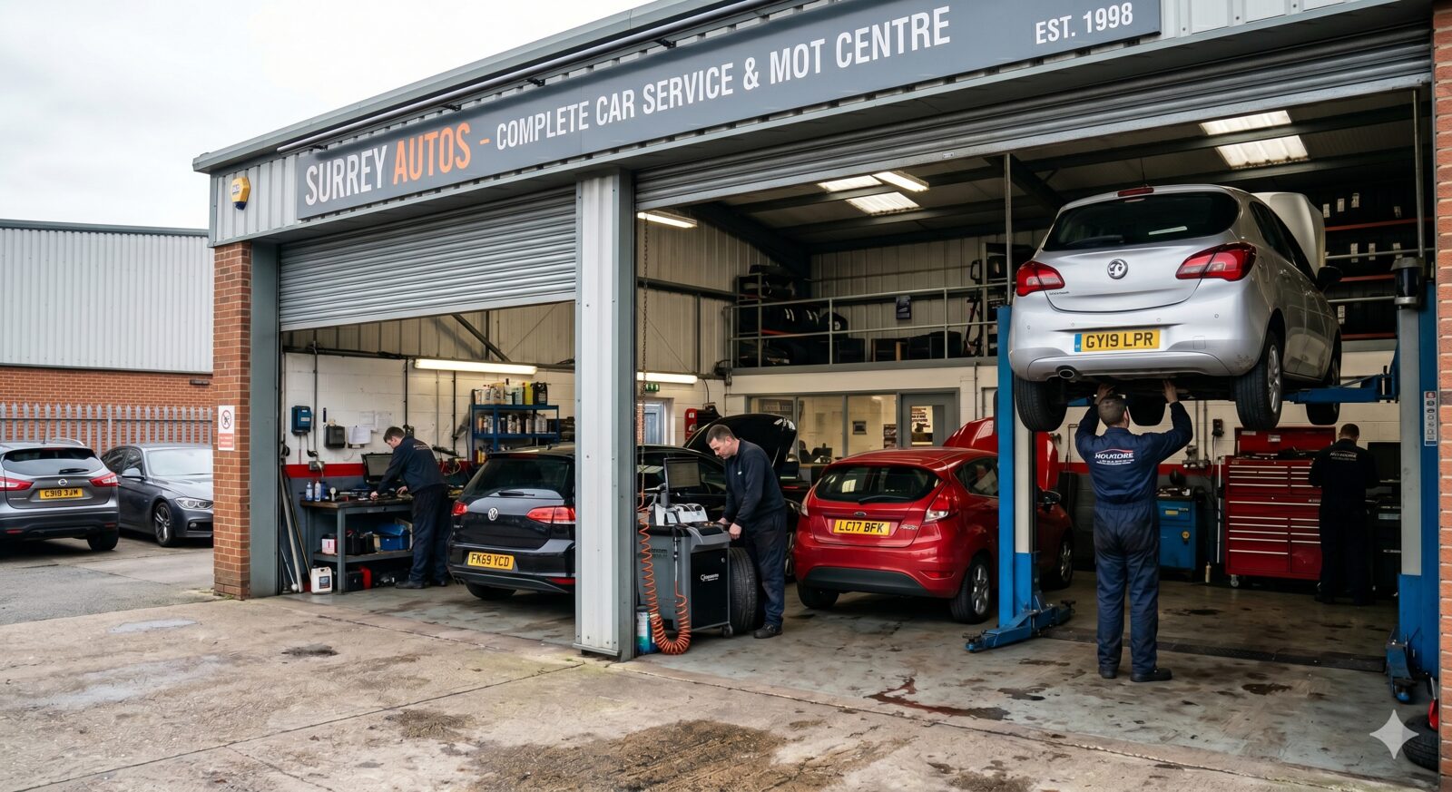 Surrey Autos MOT and servicing workshop in West Molesey